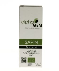 Sapin (Abies alba) bourgeon BIO, 15 ml